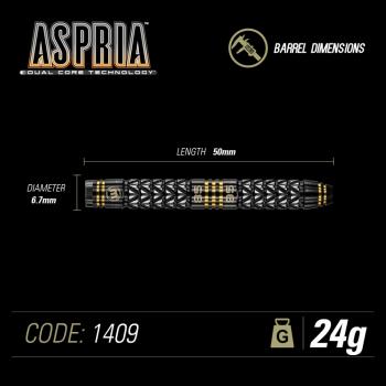 Winmau Aspria Dual Core Steel 95%/85% Dart 24g