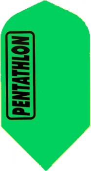 Pentathlon Flights solid Slim Green