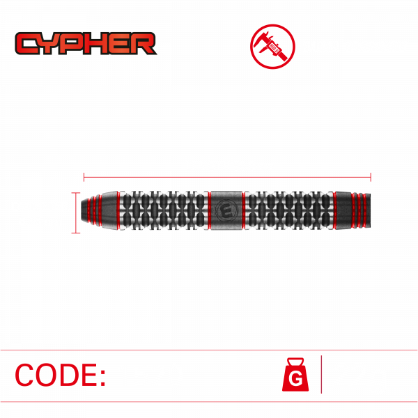 Winmau - CYPHER - 90% - Steeltip