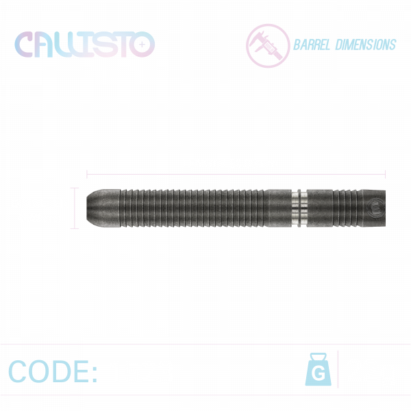 Winmau - CALLISTO 01 - 90% - Steeltip