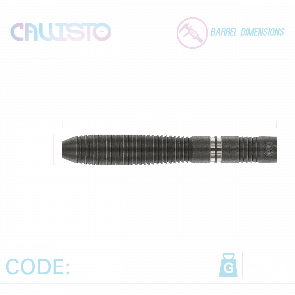 Winmau - CALLISTO 02 - 90% - Steeltip