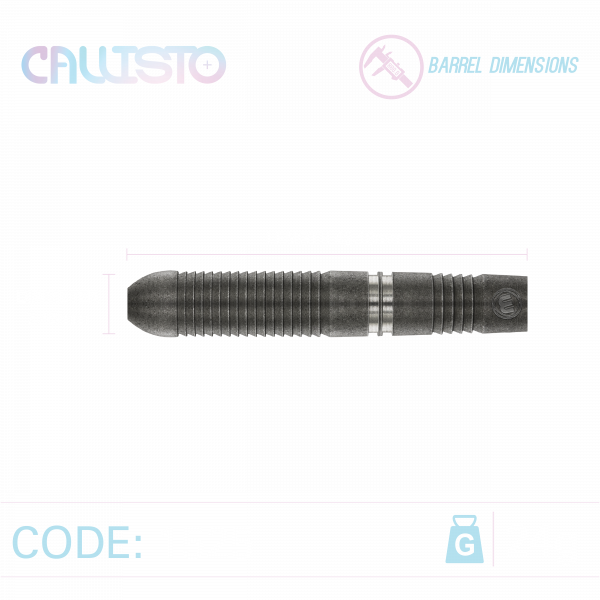 Winmau - CALLISTO 03 - 90% - Steeltip