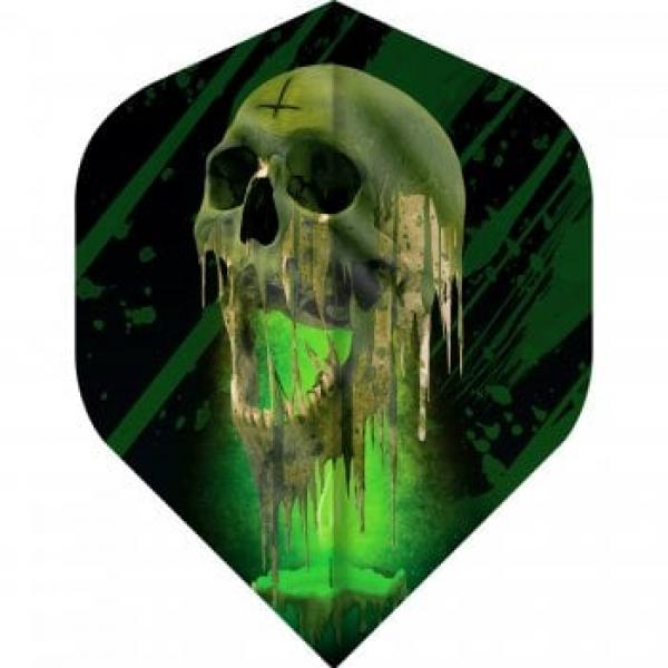 Designa - Horror Show Dart Flights - No2 - Std - Melting Skull