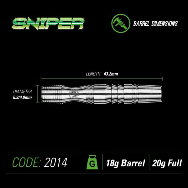 Winmau Sniper 90% Softdart 20g