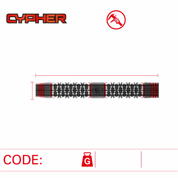 Winmau - CYPHER - 90% - Softtip