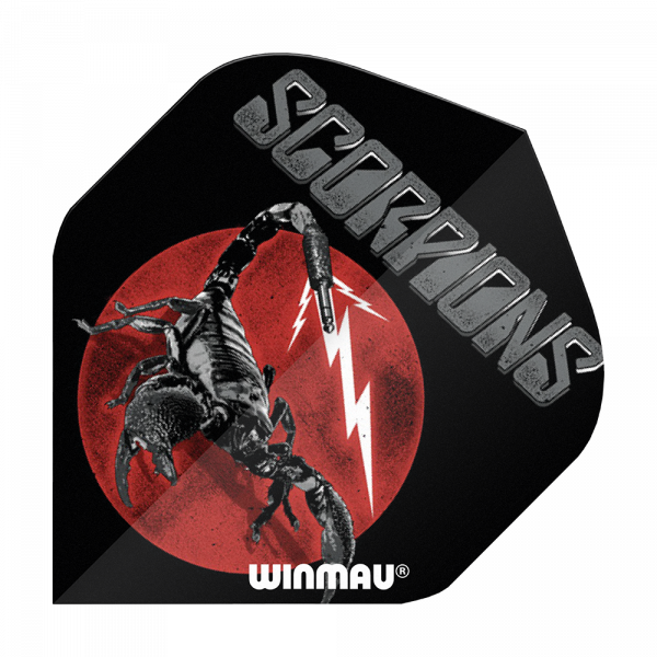 Winmau Rockstar Legends Scorpions Logo Standard Flights