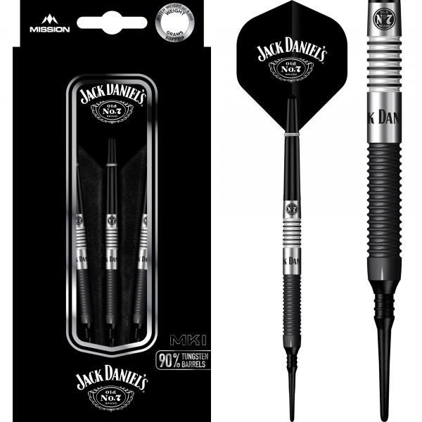 Jack Daniels - 90% Tungsten Darts - Soft Tip - 20g