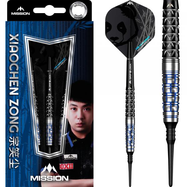 Mission Xiaochen Zong - Soft Tip - 95% - Black & Blue PVD Coating