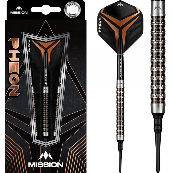 Mission Pheon - Soft Tip - 90% - Black & Bronze Electro