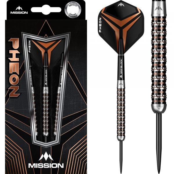 Mission Pheon - Steel Tip - 90% - Black & Bronze Electro